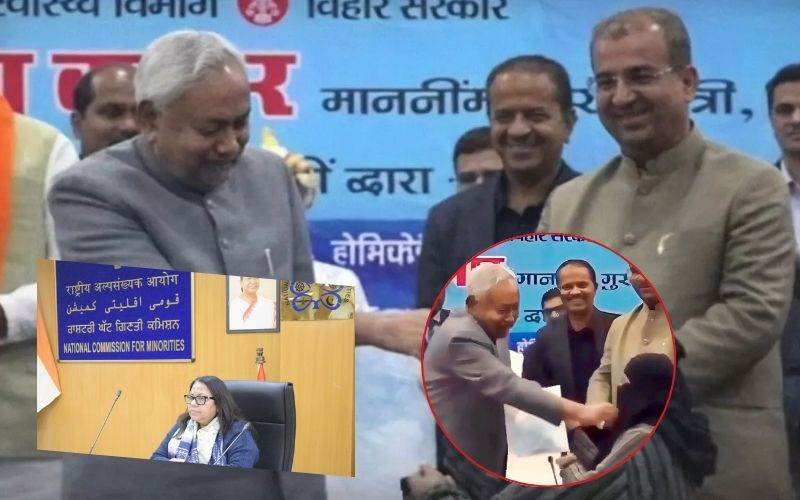   نتیش حجاب معاملہ: قومی خواتین کمیشن بہارسی ایم پرلےایکشن۔ خواتین تنظیموں کی مانگ 